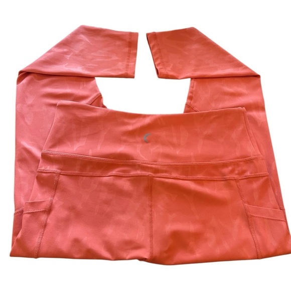 ZYIA ACTIVE CORAL LEGGINGS SZ 8-10 - Picture 4 of 8